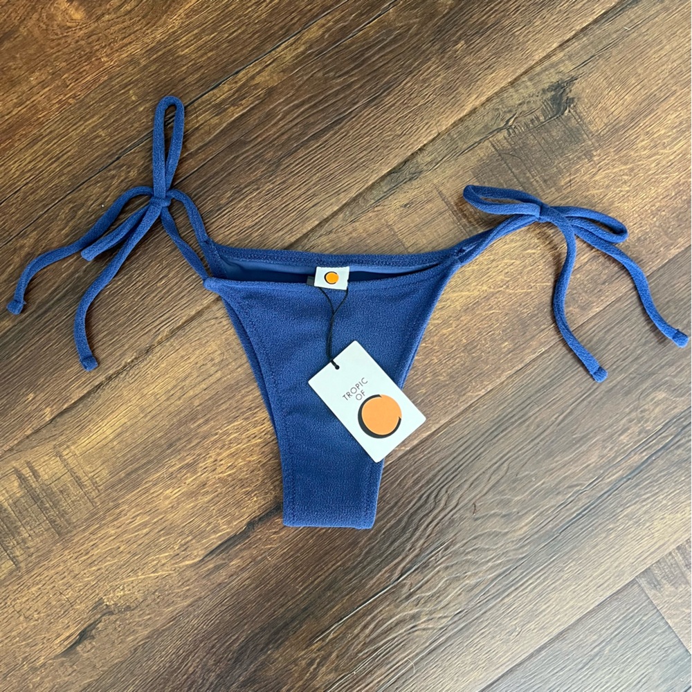 Tropic of C praia bottom in indigo eco terry size XS